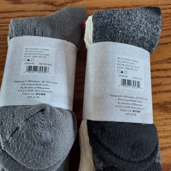 6 Pairs Women's Warm Socks NWT - Picture 4 of 4
